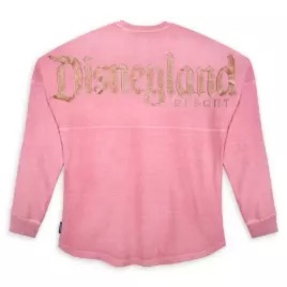 Disneyland Briar Rose Gold Glitter Spirit Jersey for Adults, Sz Medium, Sold Out - Picture 9 of 10